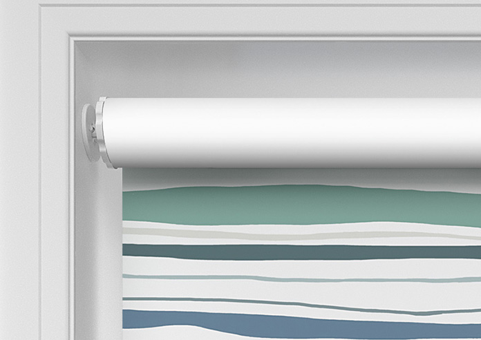 Seaside Waves, Green - Twist&Fit Roller Blind - Image 10